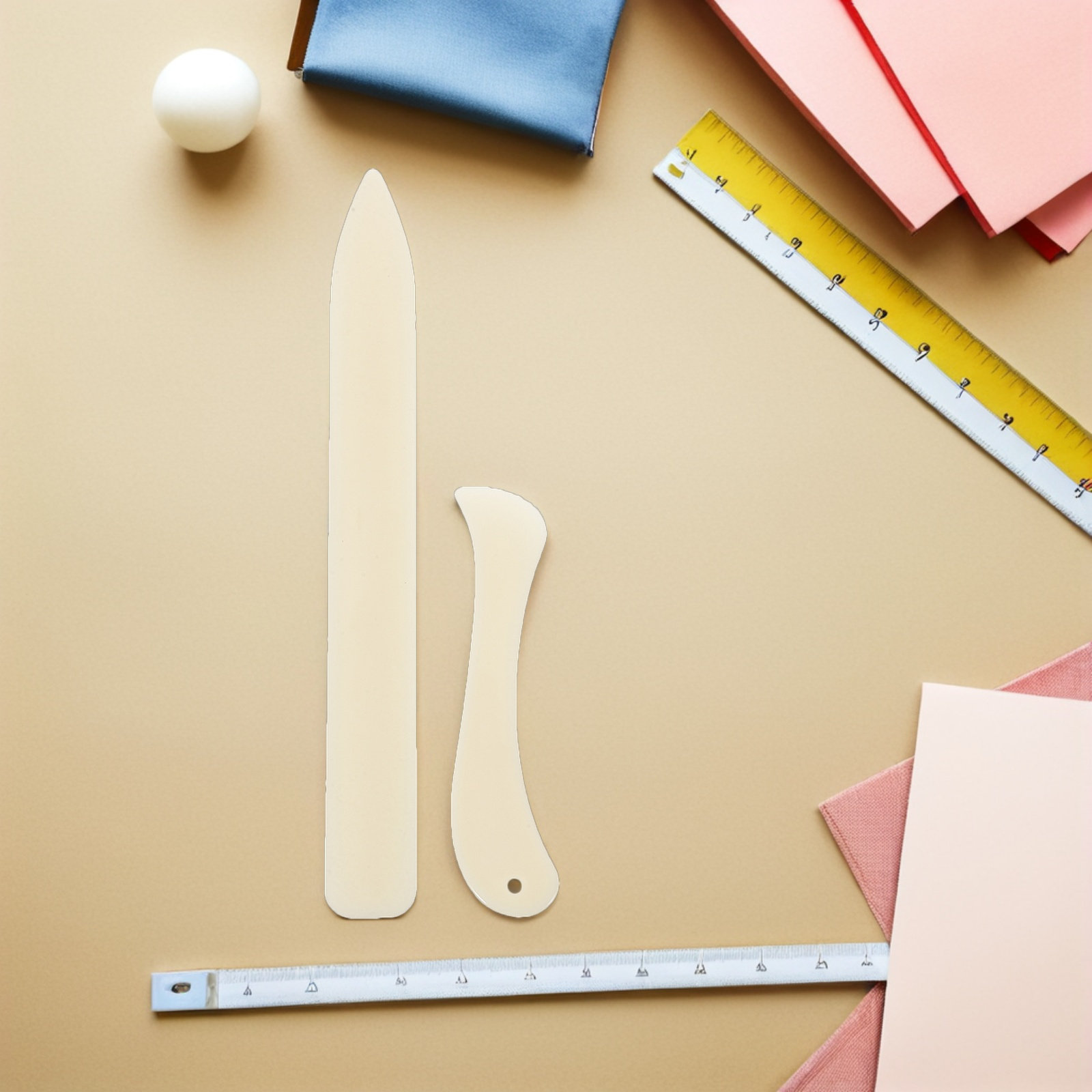 Bone Folder Tool - 1Set Bone Folder Faux Bone Paper