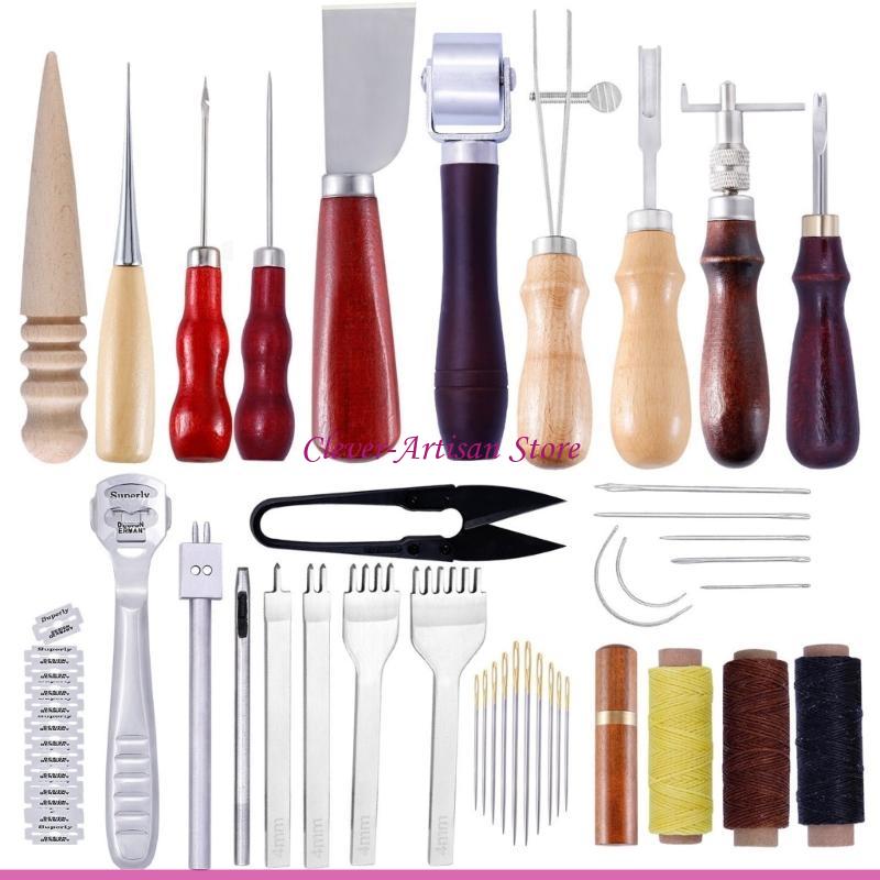 E06B Leather Craft Hand Tool K - огляд і ціна Groover Stitching Tool