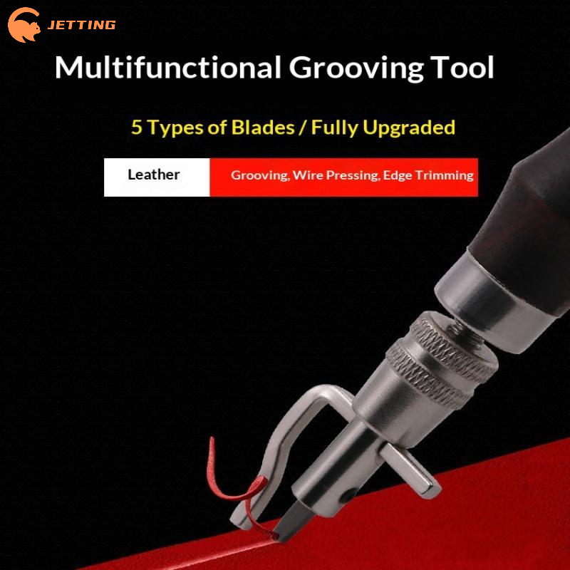(New) 7 in 1 Adjustable Leathe - огляд і ціна Groover Stitching Tool
