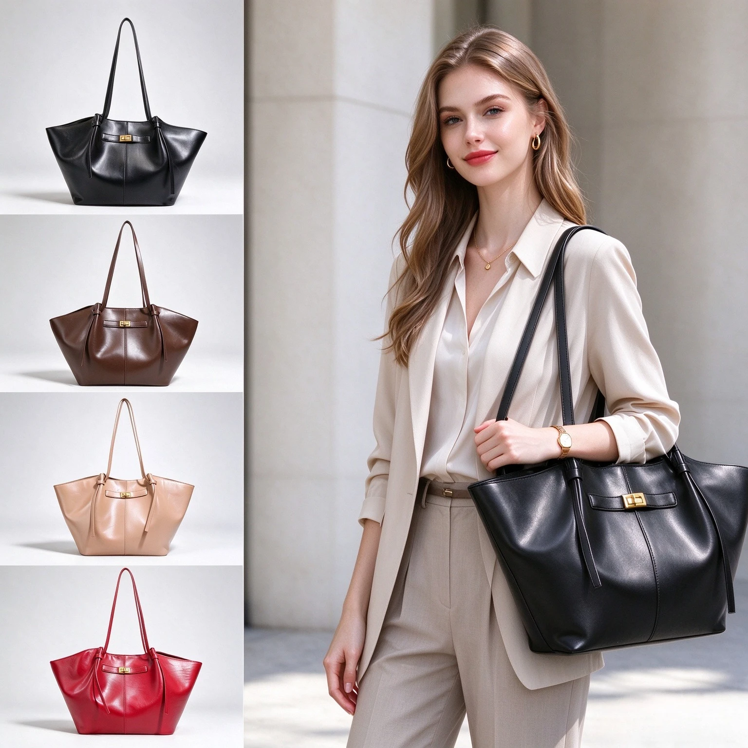 Women Luxury Wing Shape Tote B - огляд і ціна Leatherwork Designs