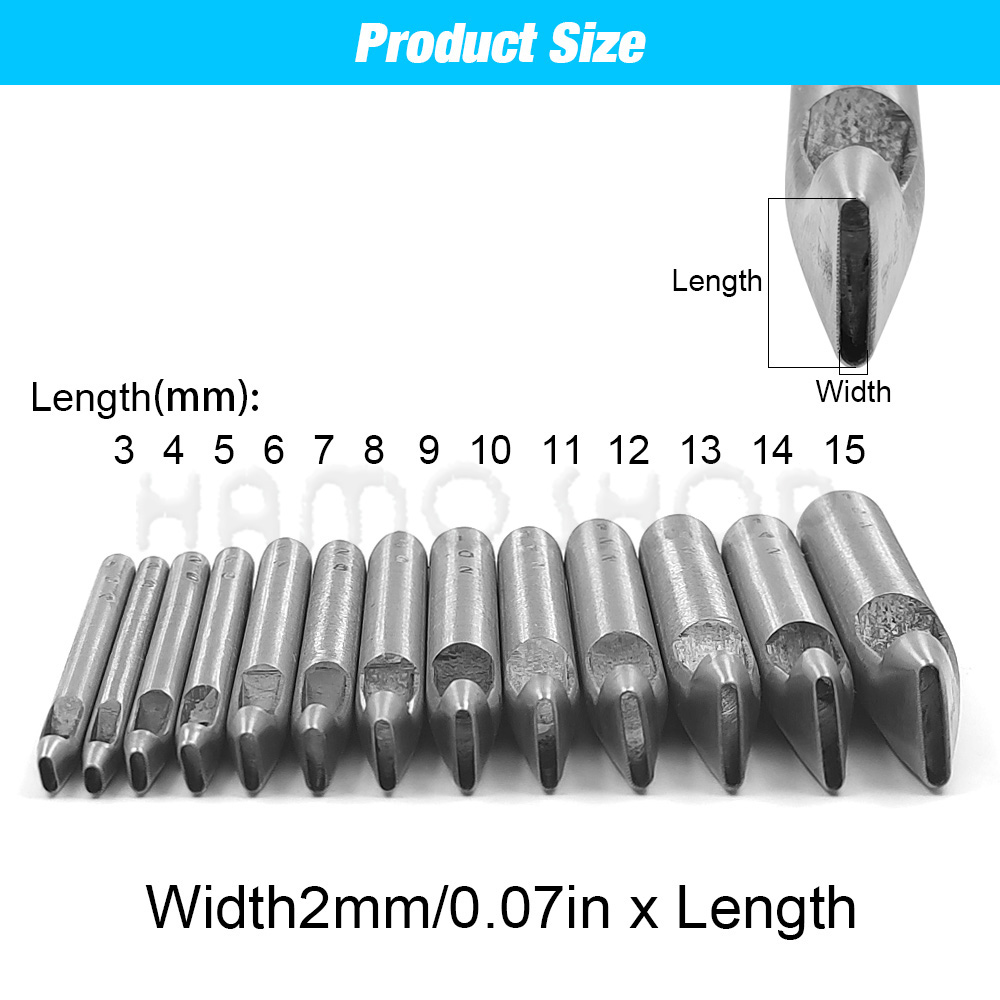 2mm/3mm Width Leather Oval Sha - огляд і ціна Rivet Setter Tool